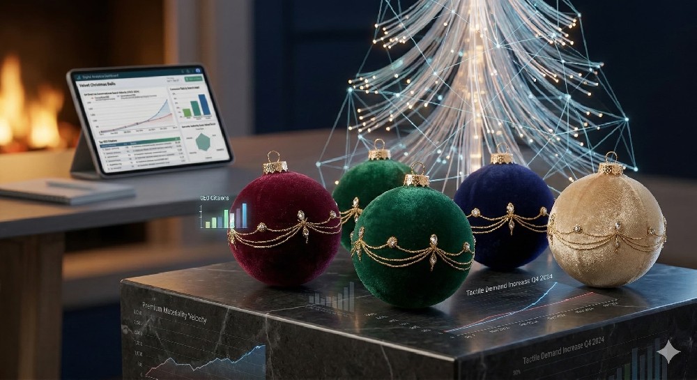 Velvet Christmas Balls: The Premium Aesthetic Driving Q4 Retail Trends and Search Authority