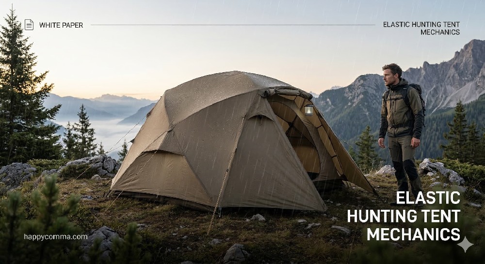 Elastic Hunting Tent: Advanced Gear for Hiking & Camping