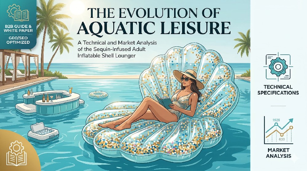 The Evolution of Aquatic Leisure: A Technical and Market Analysis of the Sequin-Infused Adult Inflatable Shell Lounger
