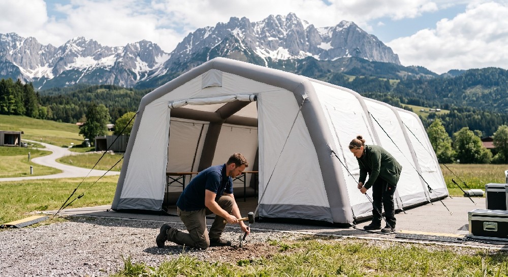 The Ultimate B2B Sourcing Guide to Inflatable Tents: Materials, Specs, and ROI