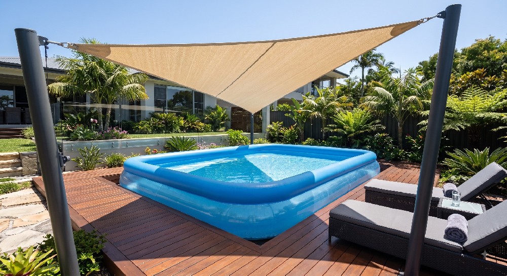 Shade Solutions for Backyard Inflatable Pools: UV Protection, Setup, and Structural Integrity
